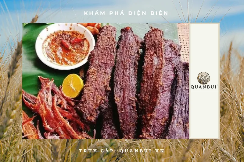 Thịt trâu gác bếp - Món ngon độc đáo từ người Thái Đen