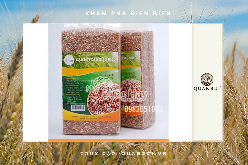 Gạo lứt dẻo Điện Biên