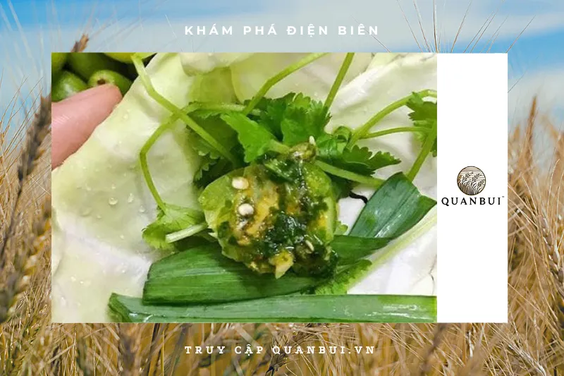 Địa chỉ thưởng thức bắp cải cuốn nhót xanh tại Điện Biên