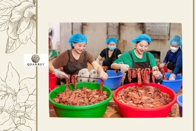 Cách nhận biết và mua thịt trâu gác bếp Điện Biên chuẩn