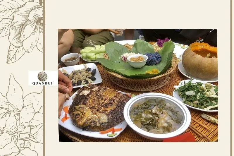 Nhộng ong đất dầm trám đen trong văn hóa Tây Bắc