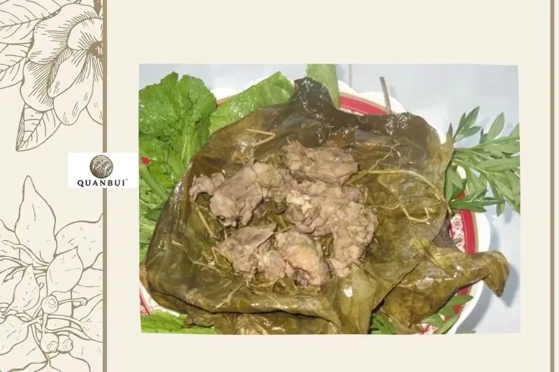 Vịt om hoa chuối Điện Biên là gì?