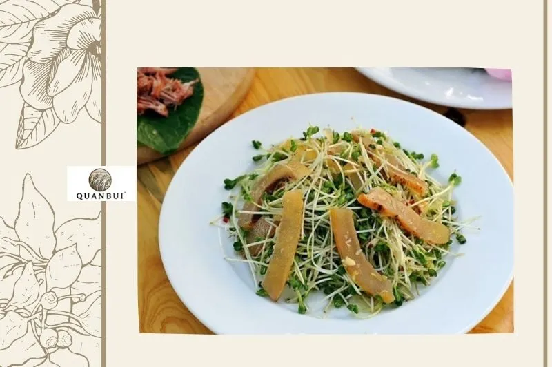 Cách làm nộm da trâu Điện Biên chuẩn vị